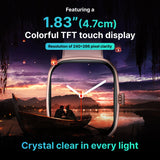 Timex iConnect Calling Ace 1.83 inches (4.64 cm) Display with Functional Crown and BT Calling Smartwatch For Unisex - TWIXW1101T