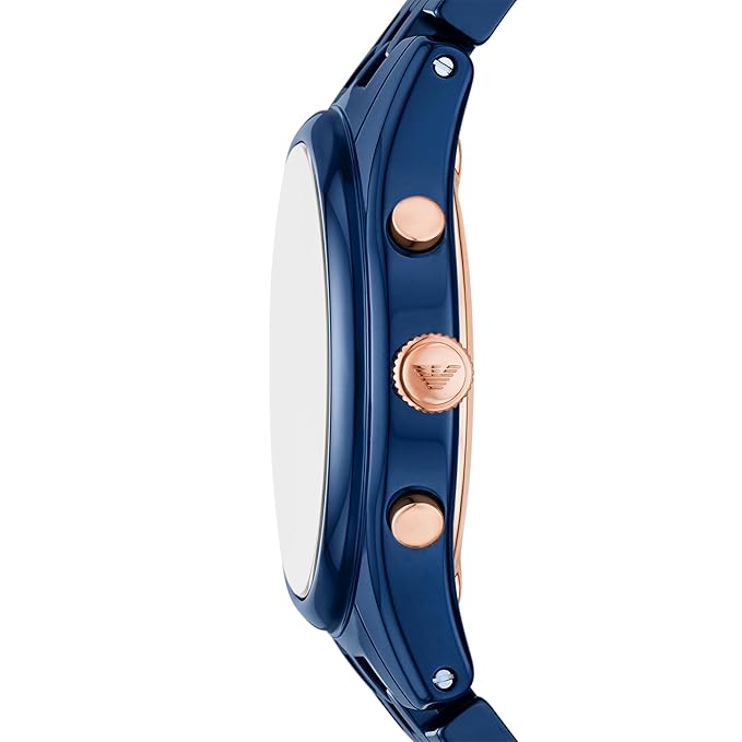 Emporio Armani Analog Blue Dial Men's Watch- AR70016 - KRISHNA WATCH COMPANY
