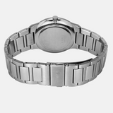 Timex E Class Male White Analog Stainless Steel Watch TWEG23600