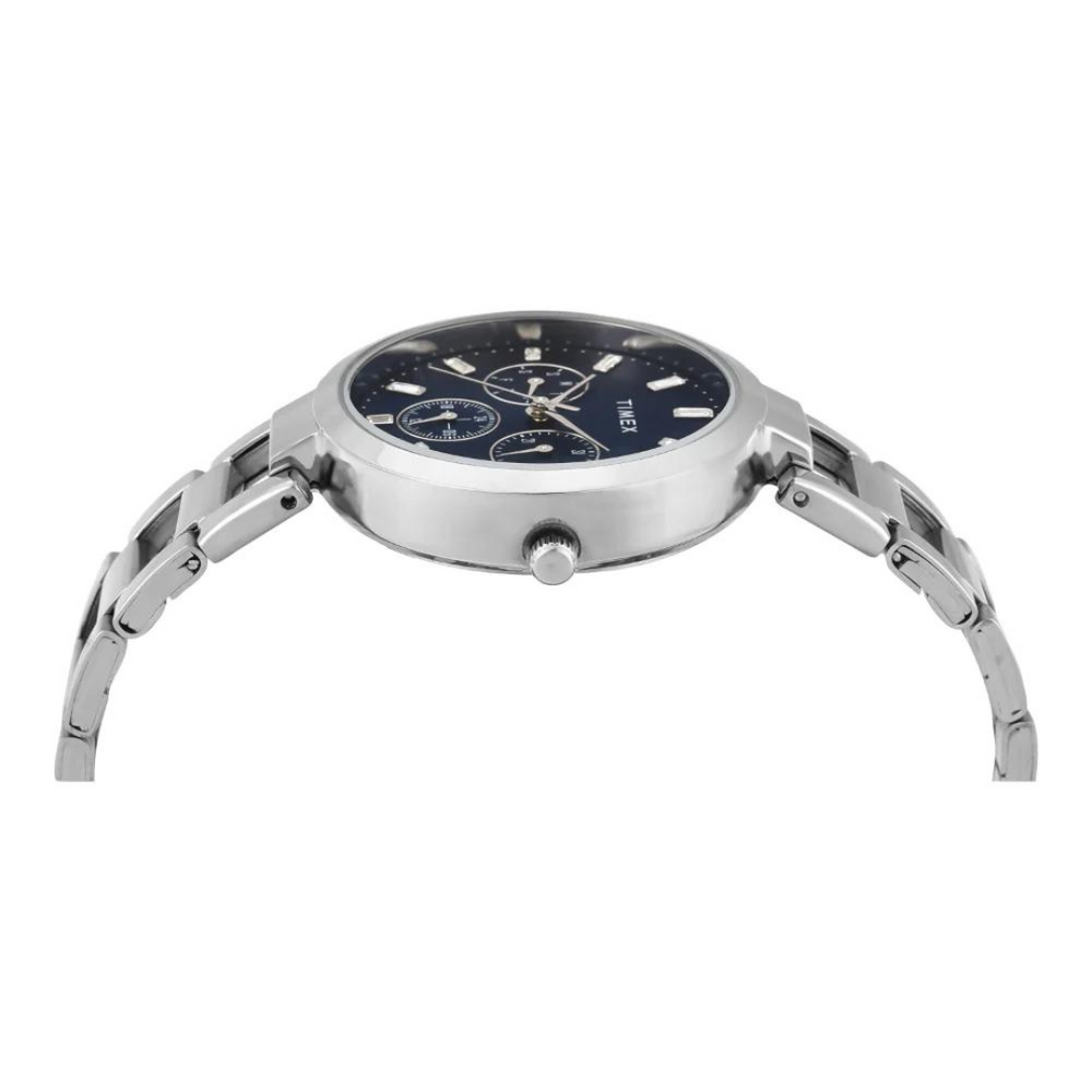 Timex Women Blue Round Multifunction Dial Watch- TW000X247 - KRISHNA WATCH COMPANY