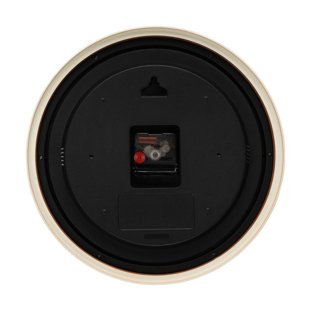 Titan Classic Brown Wall Clock with Silent Sweep Technology - 32.5 cm x 32.5 cm (Medium) W0045PA02A - KRISHNA WATCH COMPANY