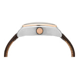 Timex Automatic Silver Tonneau Dial Croco Strap Men's Watch - TWEG25901