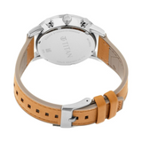 Titan Athleisure Black Dial Quartz Multifunction Leather Strap watch for Men NN90119SP01 (DK564)
