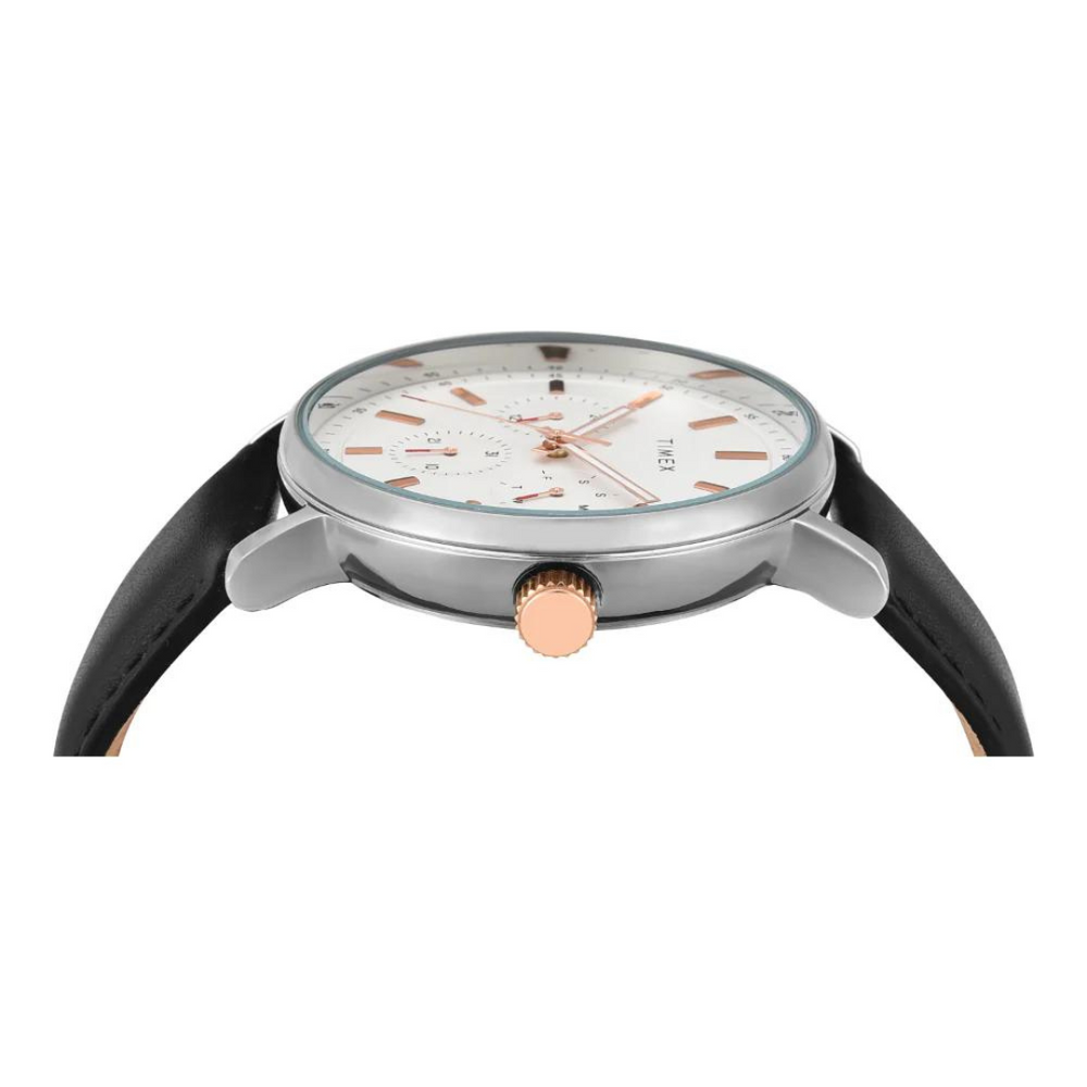 Timex Men White Round Multifunction Dial Watch- TWEG20021 - KRISHNA WATCH COMPANY