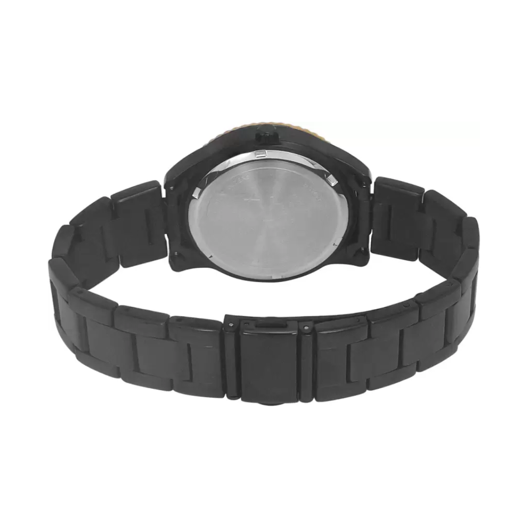 Female Black Analog Stainless Steel Watch TWEL16804 - KRISHNA WATCH COMPANY