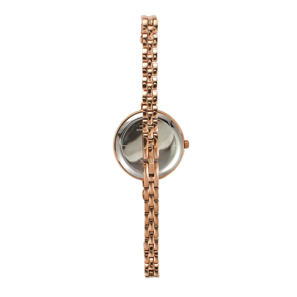 Timex Fria Women's Off White Dial Round Analog Brass Dial Watch TWEL18402 - KRISHNA WATCH COMPANY