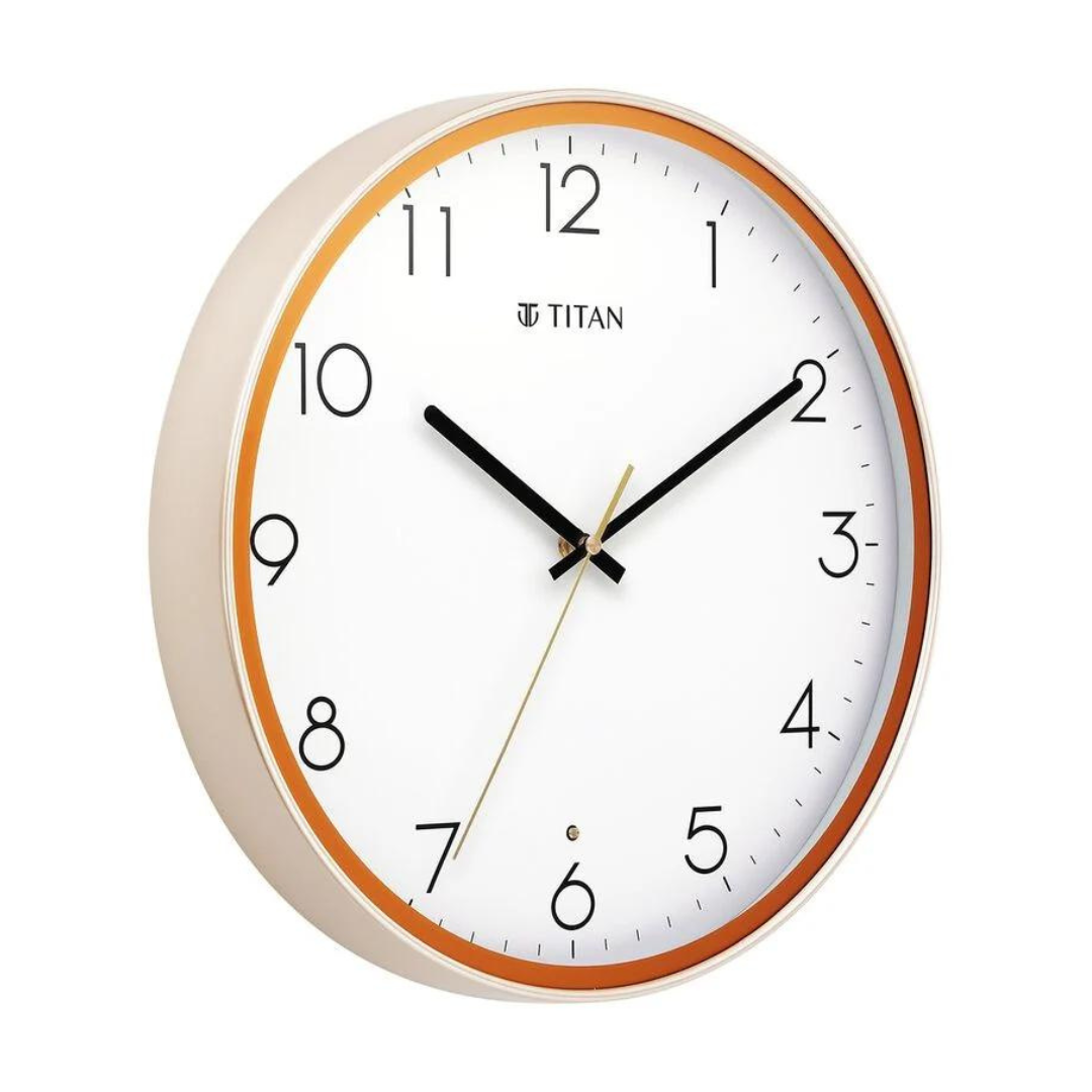 Classic LED Backlit Clock with Silent Sweep W0075PS01 - KRISHNA WATCH COMPANY