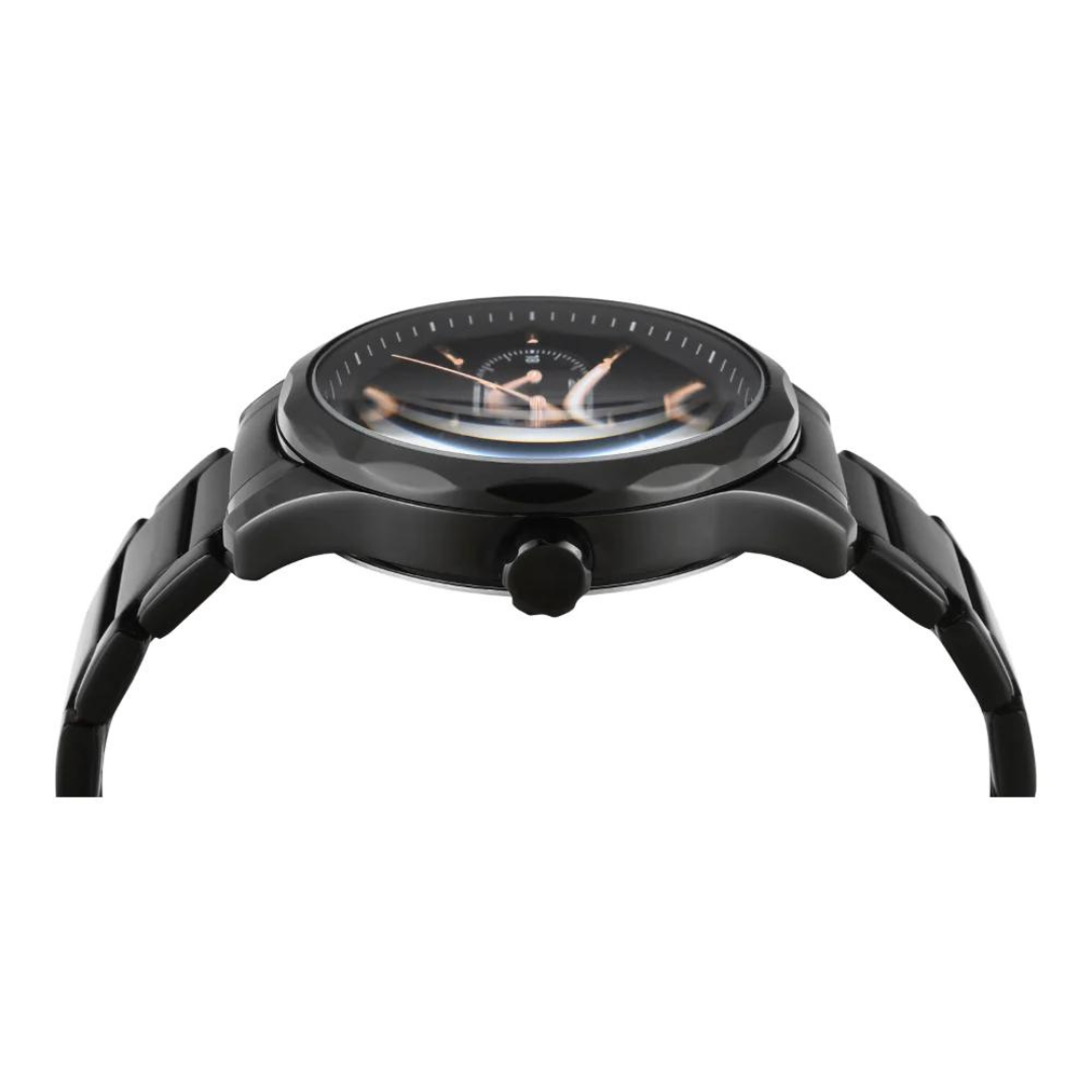 Timex Men Black Round Multifunction Dial Watch - TW0TG7625 - KRISHNA WATCH COMPANY