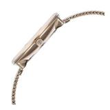 Titan Slimline Quartz Analog Pink Dial Rose Gold Stainless Steel Strap Watch for Women 95182WM01