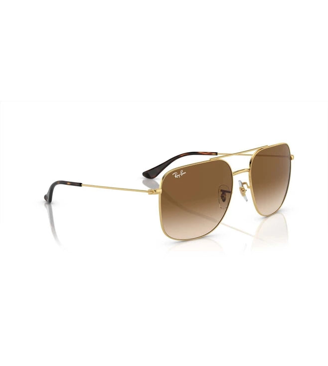 RAY-BAN Brown Gradient Aviator Unisex Sunglasses 0RB3722I0015159 - KRISHNA WATCH COMPANY