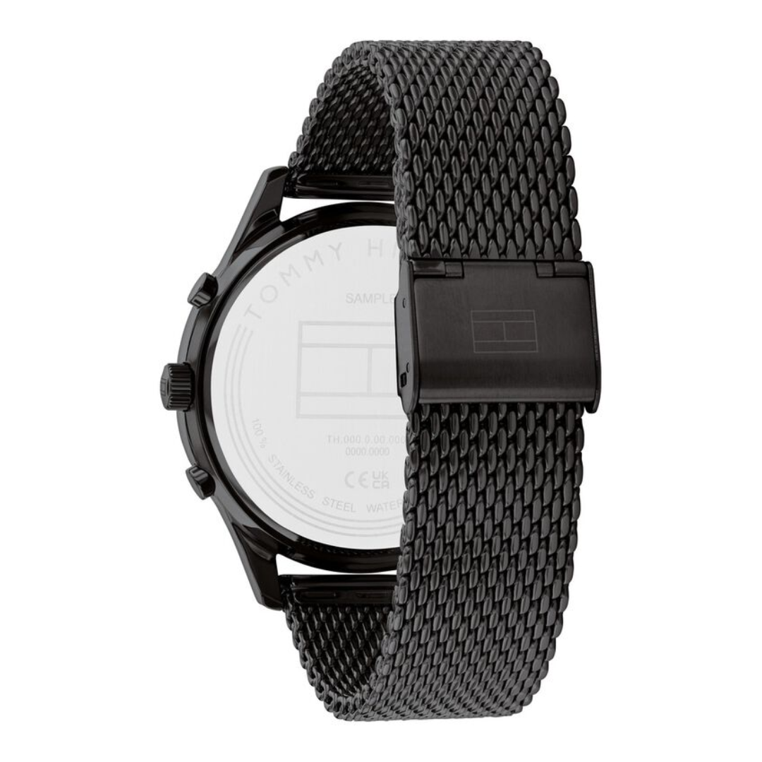 Tommy Hilfiger Black Dial Quartz Analog Watch for Men NETH1710505 - KRISHNA WATCH COMPANY