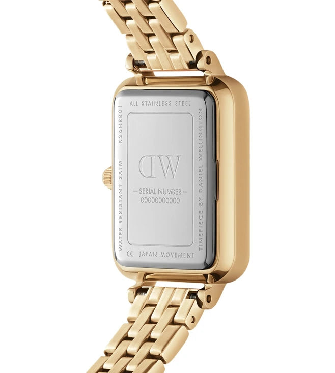 DANIEL WELLINGTON Quadro Analog Watch for Women DW00100688K - KRISHNA WATCH COMPANY