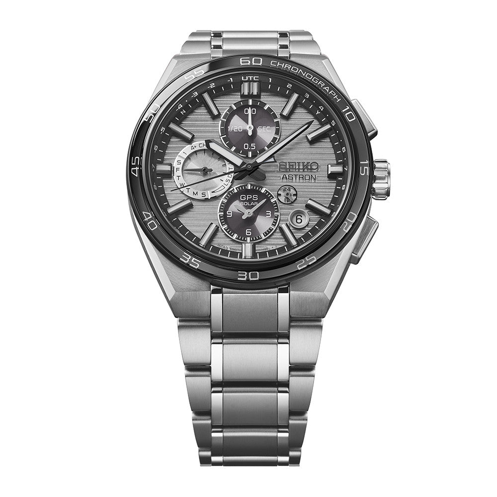 Seiko Astron GPS Solar 5X Dual-Time Chronograph Watch - SSH177J1 - KRISHNA WATCH COMPANY