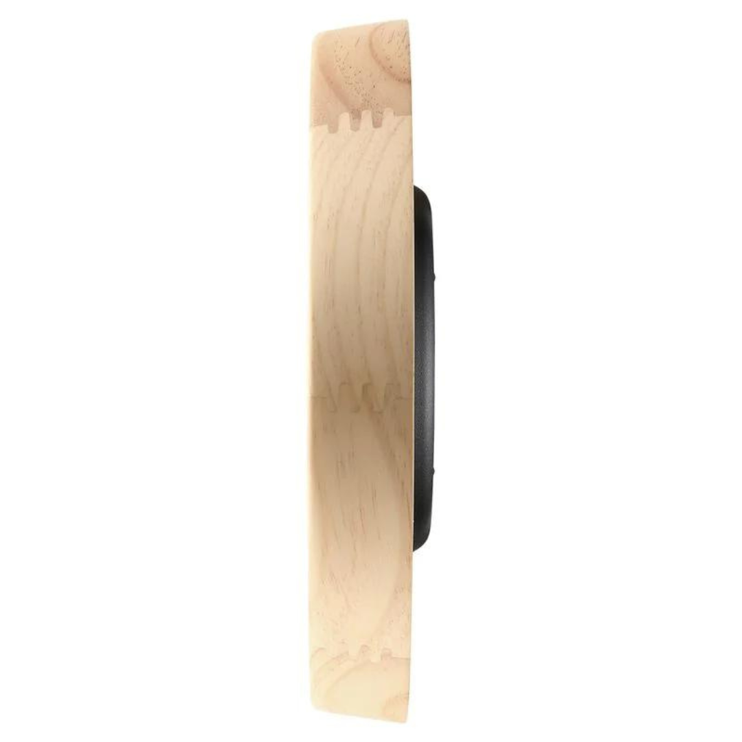 Titan Wooden Clock with Wood & Stone Textures 30 x 30 cm (Medium Size) W0077WA01 - KRISHNA WATCH COMPANY