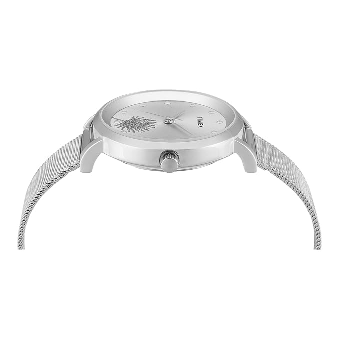 Timex Silver Dial Women's Watch - TWEL12920 - KRISHNA WATCH COMPANY
