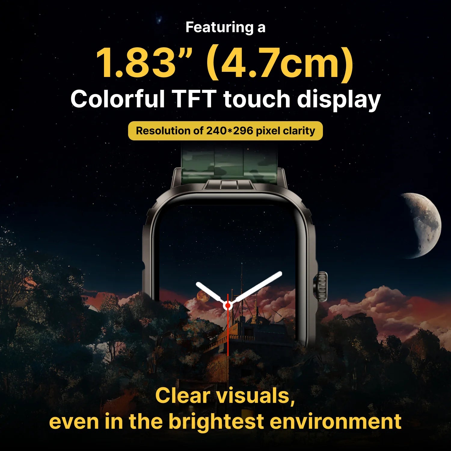 Timex iConnect Go+ 1.83"(4.64 cm) Display with Metallic Body and BT Calling Smartwatch For Unisex - TWIXW1003T - KRISHNA WATCH COMPANY
