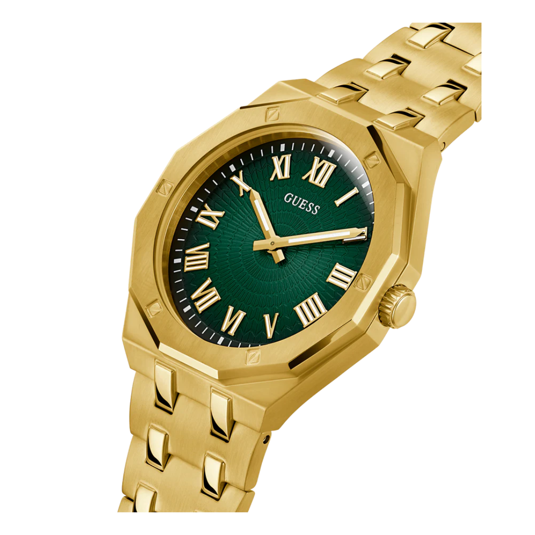 Guess astrological Men's Gold Tone Analog Watch - GW0575G2 - KRISHNA WATCH COMPANY