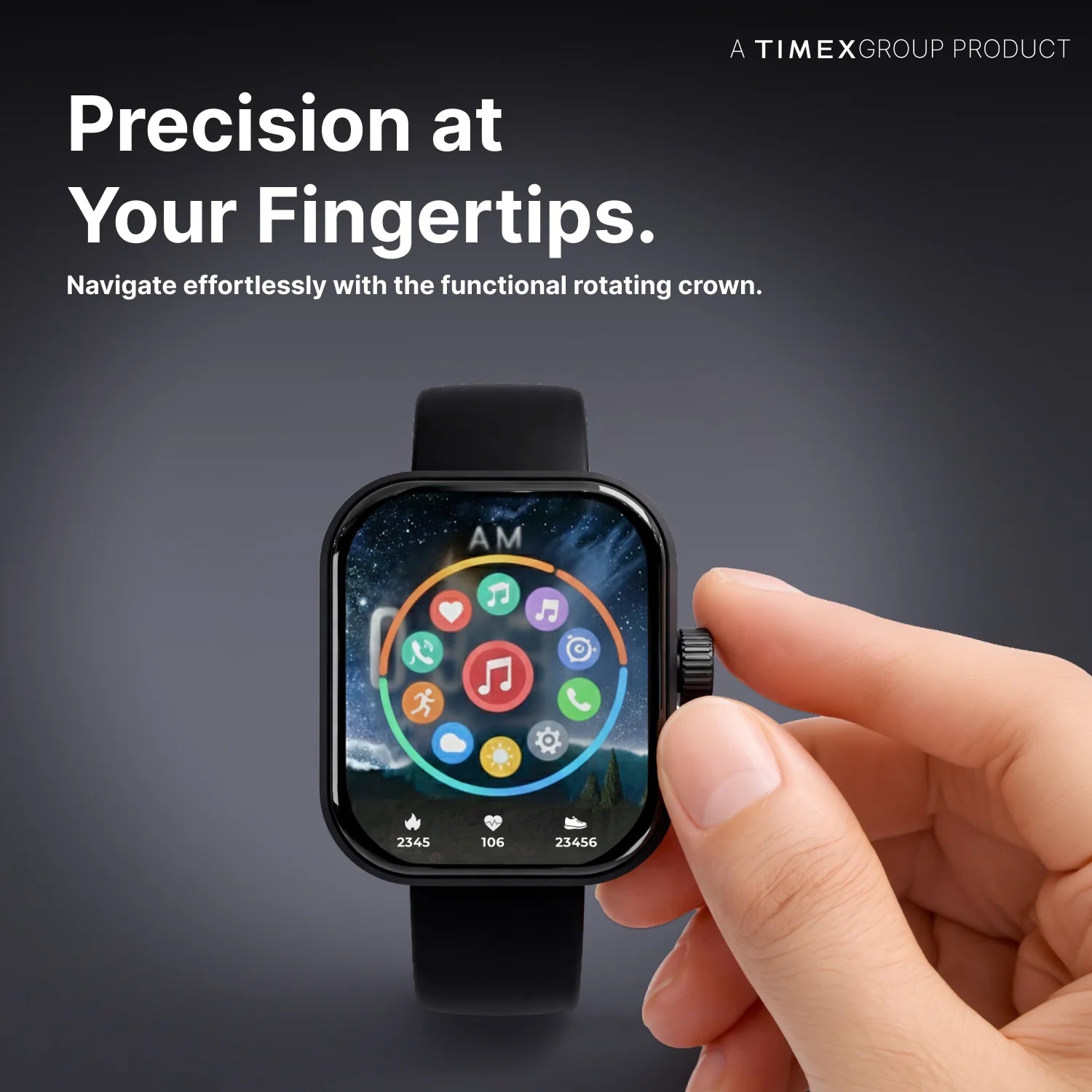 TIMEX iConnect Arc+ Smartwatch with 2.01 Inch IPS Display with BT Calling Smartwatch for Unisex - TWIXW1600T - KRISHNA WATCH COMPANY