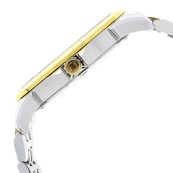 Xylys Swiss Analog with Date Two Toned Stainless Steel Strap White Dial Watch For Men 40020bm01e - KRISHNA WATCH COMPANY