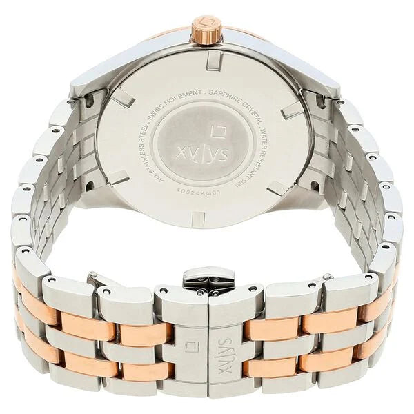 Xylys Offsets Swiss Analog Stainless Steel Grey Dial Watch for Men 40024km01e