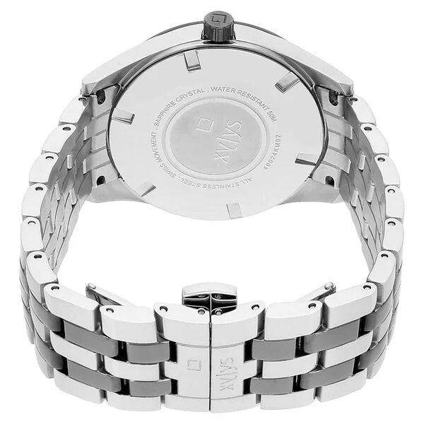 Xylys Quartz Analog with Date Grey Round Dial Two Toned Stainless Steel Strap Watch For Men 40024km02e