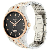 Xylys Quartz Analog with Date Grey Dial Two Toned Stainless Steel Strap Watch For Men 40025km01e