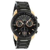 Xylys Quartz Chronograph Grey Dial Black Stainless Steel Strap Watch For Men 40027km02