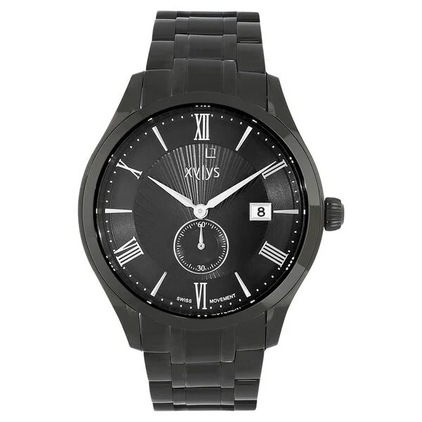 Xylys Swiss Analog Stainless Steel Black Dial Watch for Men 40037nm01e - KRISHNA WATCH COMPANY