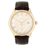 Xylys Swiss Analog with Date Brown Leather Strap Beige Dial Watch For Men 40037wl01e