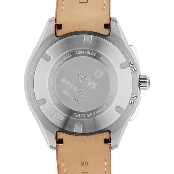 Xylys Swiss Chronograph Brown Leather Strap Black Dial Watch For Men 40043sl02 - KRISHNA WATCH COMPANY
