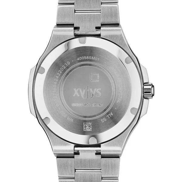 Xylys Integra Swiss Analog Stainless Steel Blue Dial Watch for Men nt40058sm01e