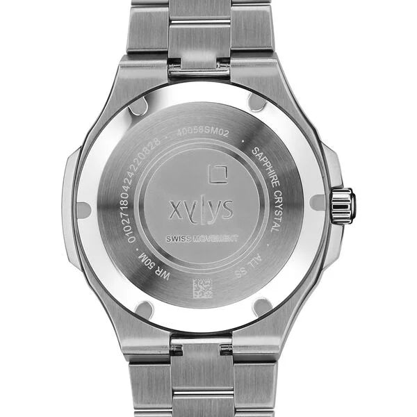 Xylys Integra Swiss Analog Stainless Steel Green Dial Watch for Men nt40058sm02e