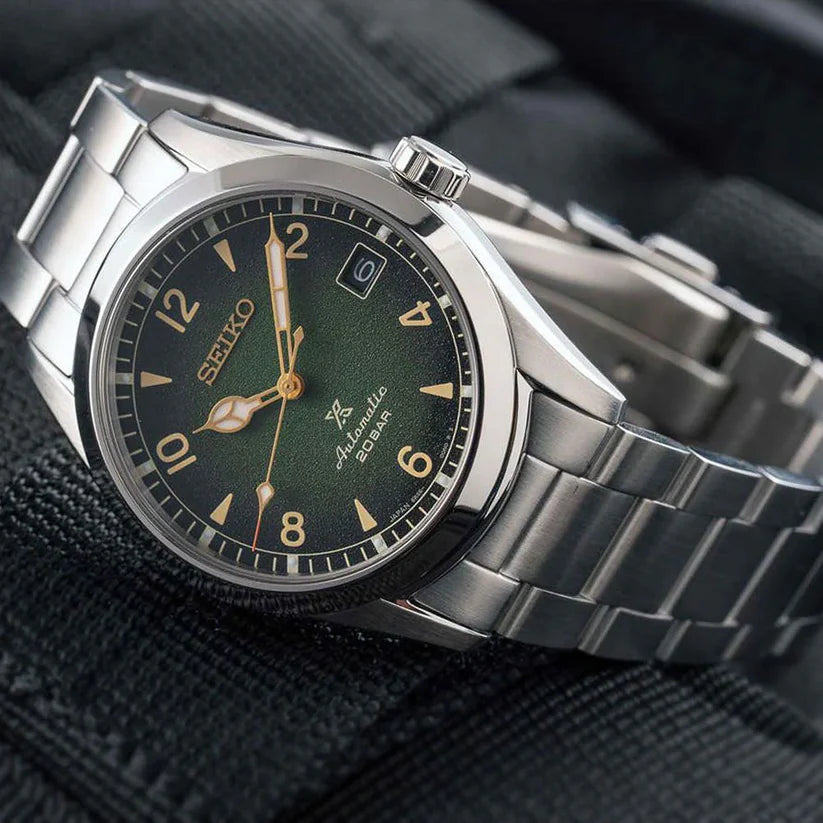 SEIKO Prospex Alpinist Green Dial Men's Watch - SPB155J1 - KRISHNA WATCH COMPANY
