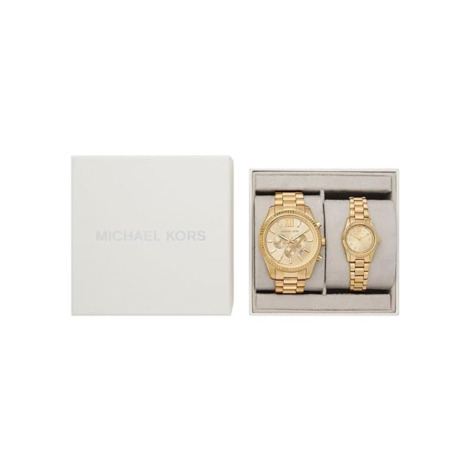Michael Kors Lexington Two-Tone Watch MK4952SET - KRISHNA WATCH COMPANY