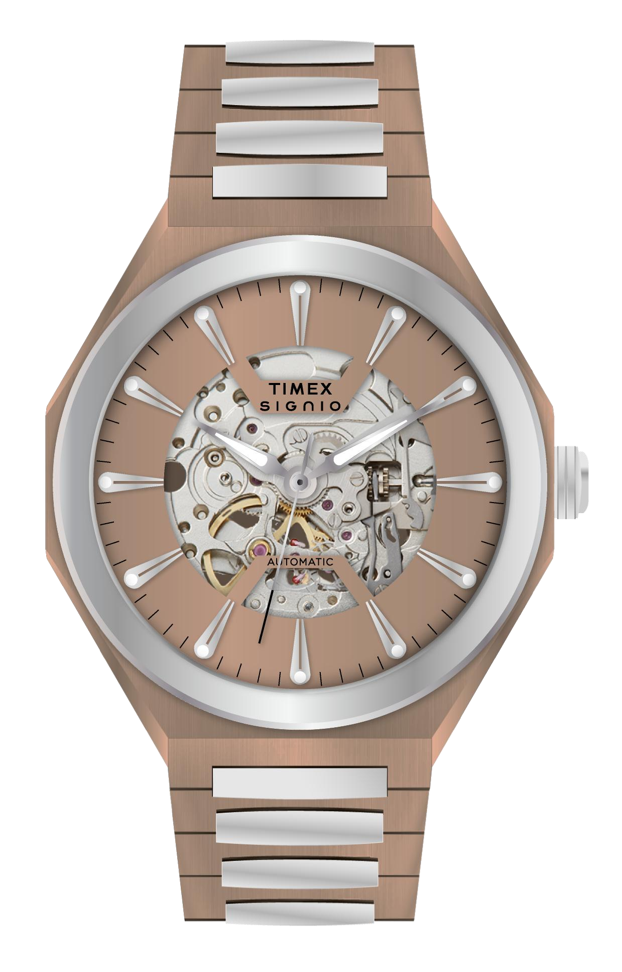 Timex Signio Stratos Coffee Dial Watch TWEG33901 - KRISHNA WATCH COMPANY
