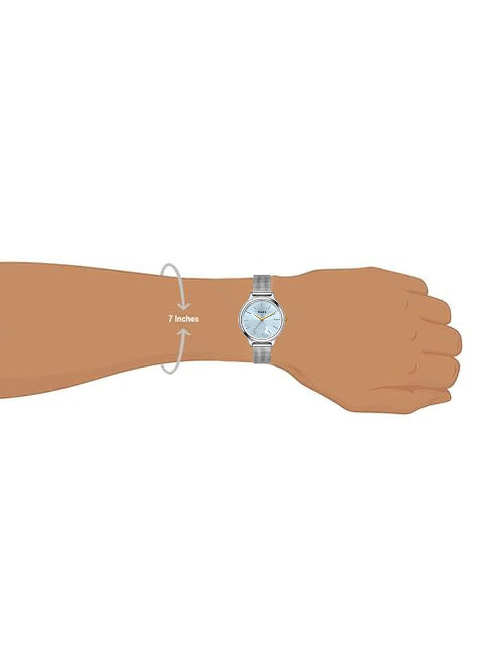 TIMEX Classics Collection 3 Hands Women's Analog Blue Dial Coloured Quartz Watch, Round Dial with 34mm Case Width - TWTL12100 - KRISHNA WATCH COMPANY