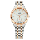 Xylys Swiss Analog Two Toned Stainless Steel Strap Mother of Pearl Dial Watch For Women 45016km01e - KRISHNA WATCH COMPANY