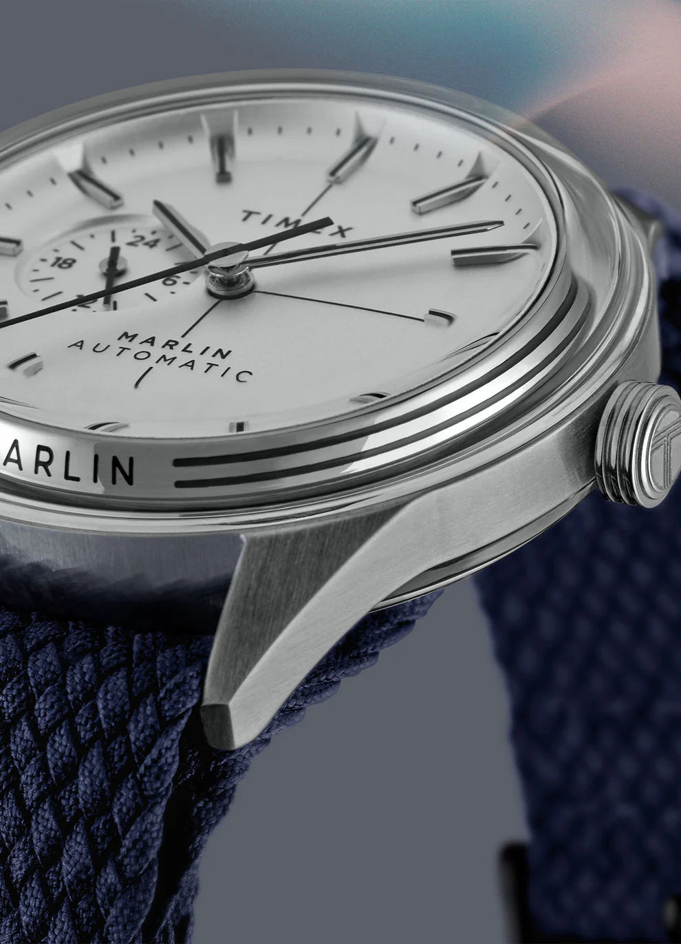Timex Marlin Jet Automatic 38mm Fabric Strap Watch TW2V72300U9 - KRISHNA WATCH COMPANY