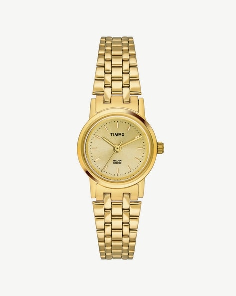 TIMEX Women's Gold Analog Stainless Steel Watch - B304 - KRISHNA WATCH COMPANY