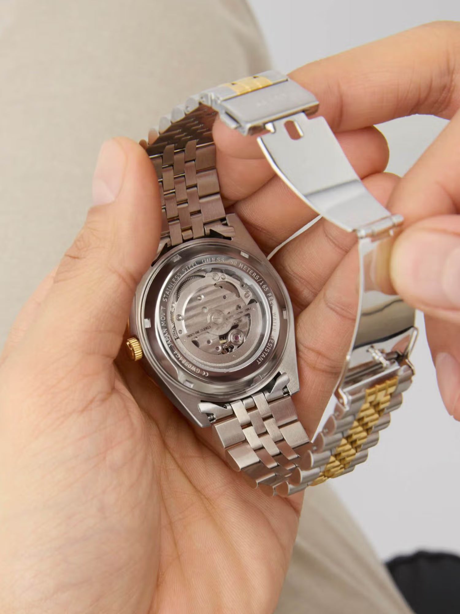 GUESS Mechanical Automatic Men's Watch - GW0984G4 - KRISHNA WATCH COMPANY
