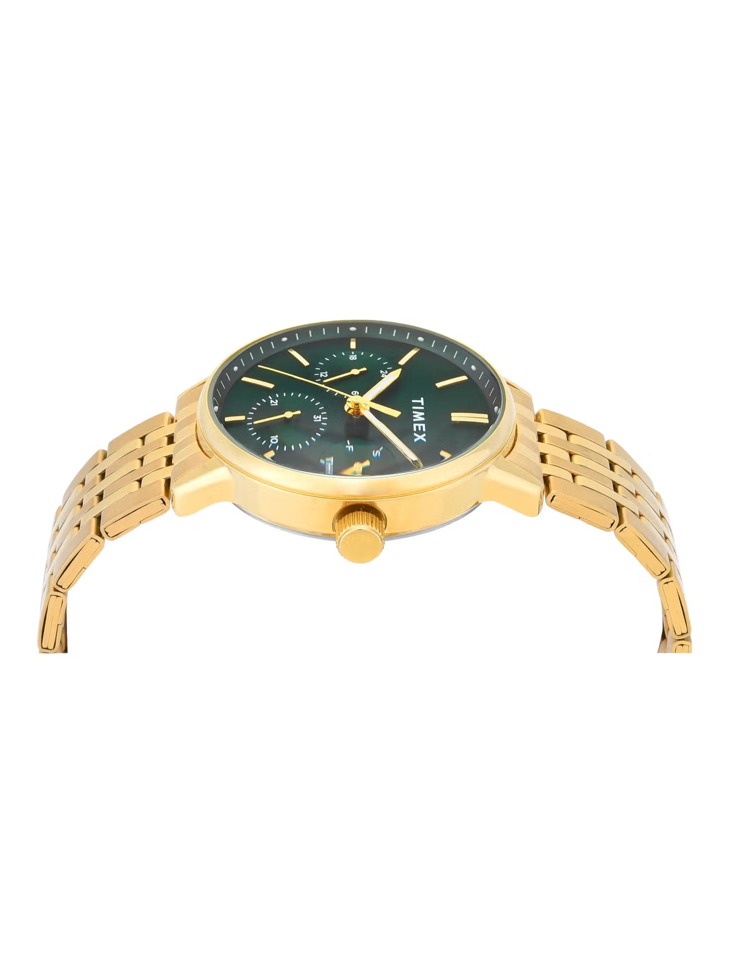 Timex Men Green Dial Analog Watch - TWEG25407 - KRISHNA WATCH COMPANY