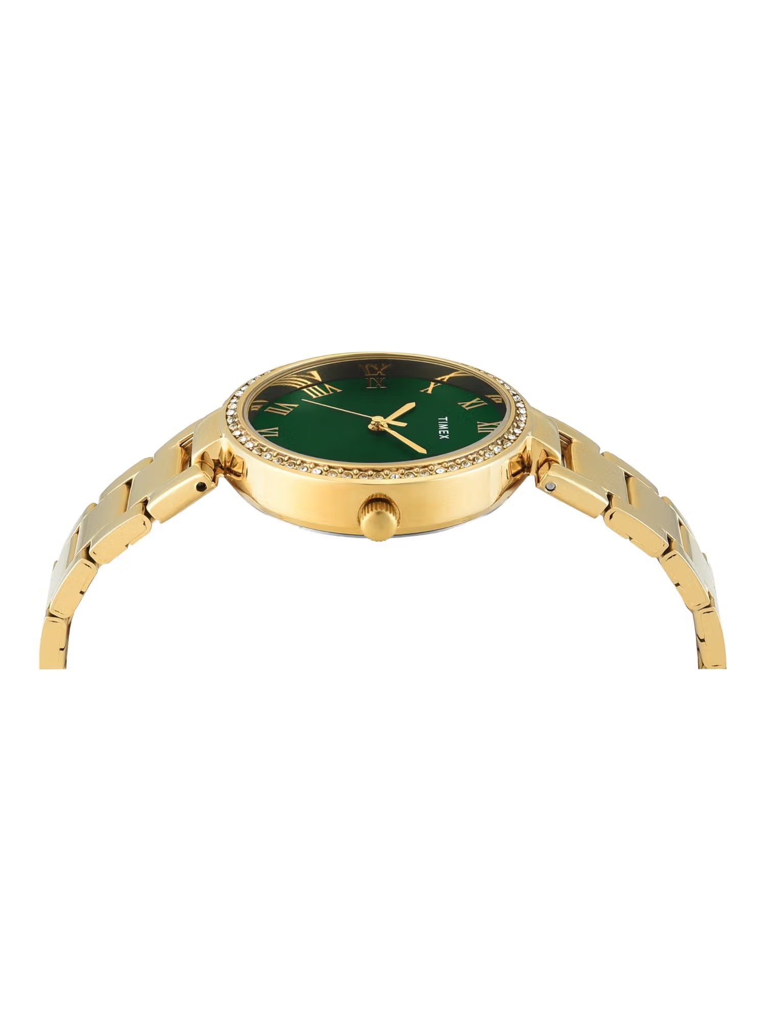Timex Green Dial with Roman Numbers Women's Astrological Watch - TWEL18716 - KRISHNA WATCH COMPANY