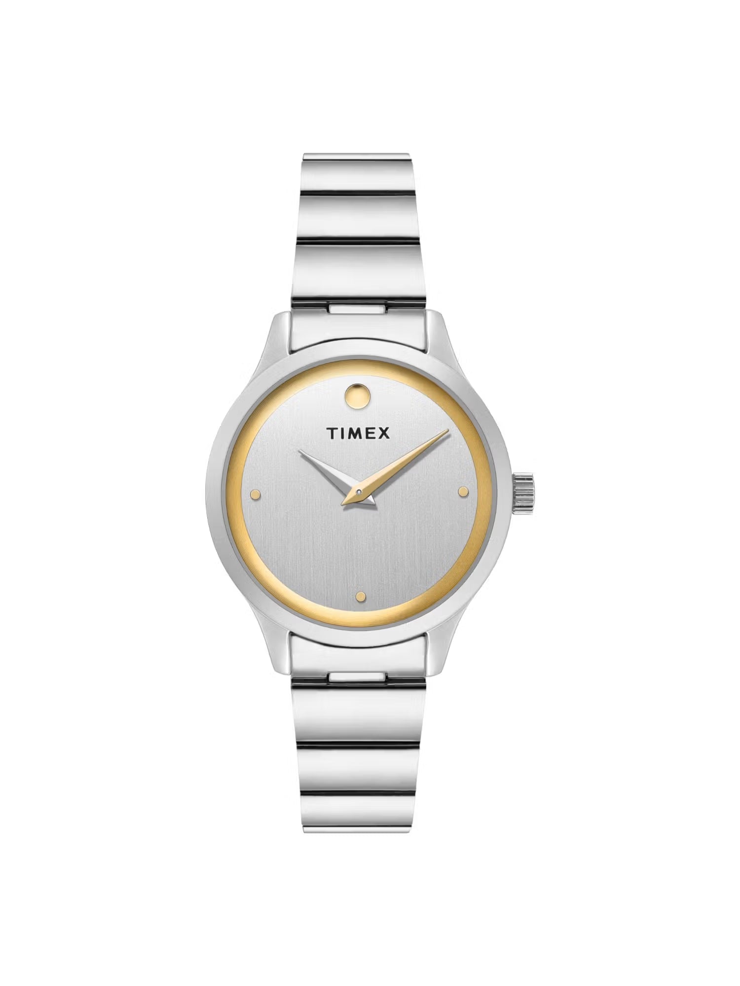 TIMEX Silver Round Dial Analog Womens Watch - TWTL13700 - KRISHNA WATCH COMPANY