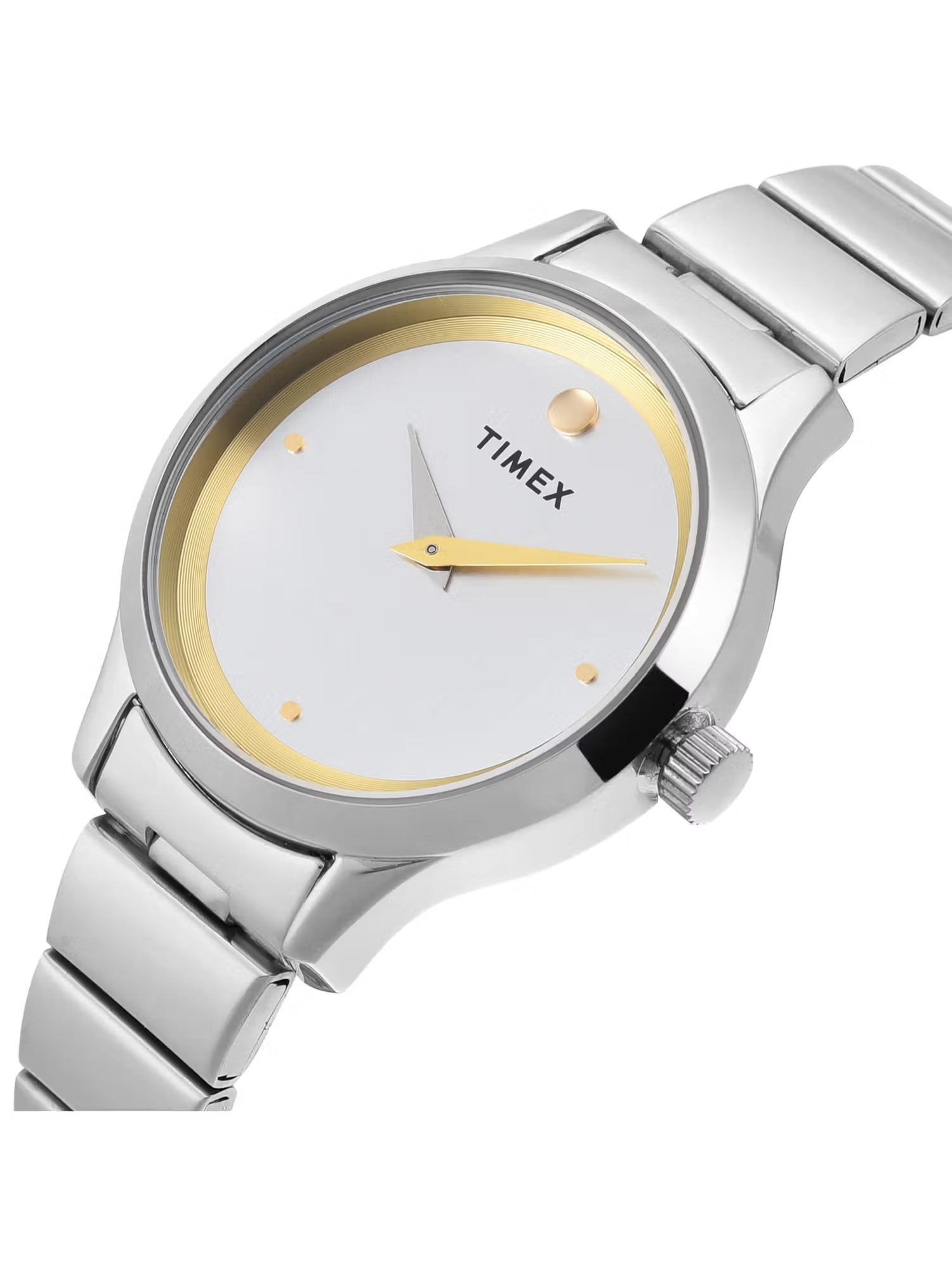 TIMEX Silver Round Dial Analog Womens Watch - TWTL13700 - KRISHNA WATCH COMPANY