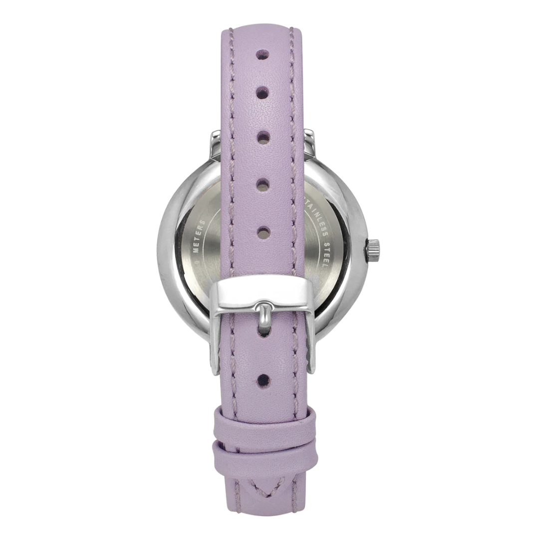 Timex Fashion Women's Lavender Dial Round Case 3 Hands Function Watch -TWEL14706 - KRISHNA WATCH COMPANY