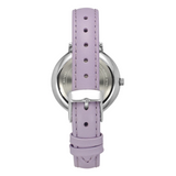 Timex Fashion Women's Lavender Dial Round Case 3 Hands Function Watch -TWEL14706