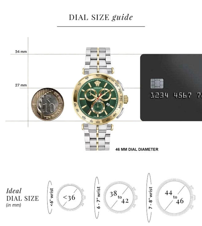 VERSACE Chronograph Watch for Men ? VE6CA0523 - KRISHNA WATCH COMPANY