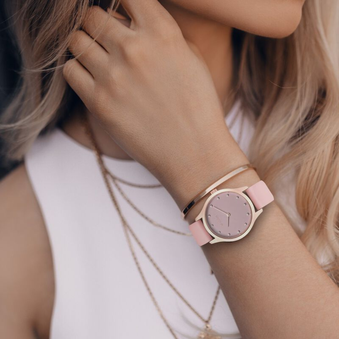 Titan Athleisure - Pink Dial Rubber Strap Watch NP95125WP02 - KRISHNA WATCH COMPANY