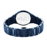 Titan Edge Ceramic Blue Dial Analog Ceramic Strap watch for Women 2653QC03