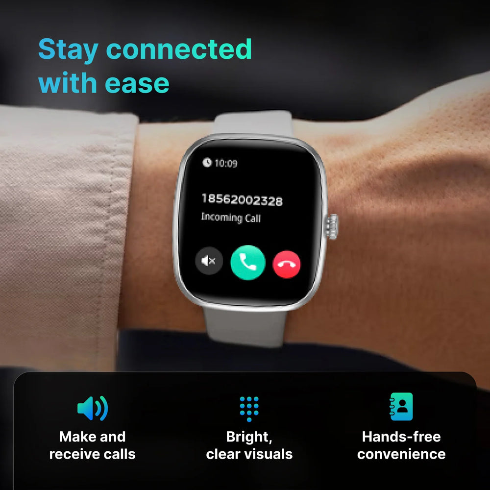 Timex iConnect Calling Ace 1.83"(4.64 cm) Display with Functional Crown and BT Calling Smartwatch For Unisex - TWIXW1102T - KRISHNA WATCH COMPANY
